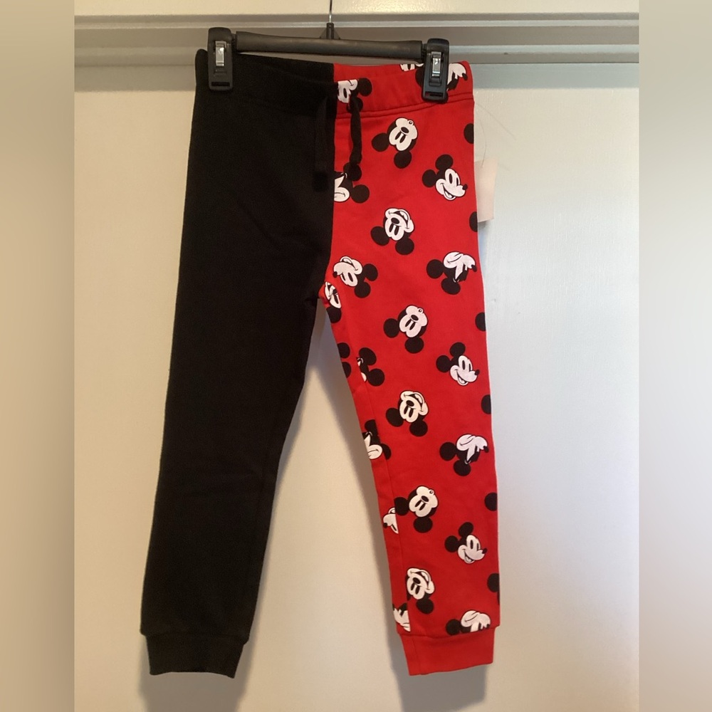 Mickey Mouse Kids 4 Piece Lounge Set - Black/Gray/Red Unisex - Picture 4 of 11